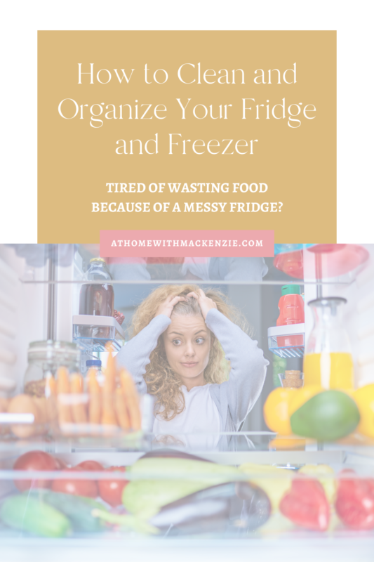 Woman starring into fridge pulling on her hair - Tired of wasting food because of a messy fridge?