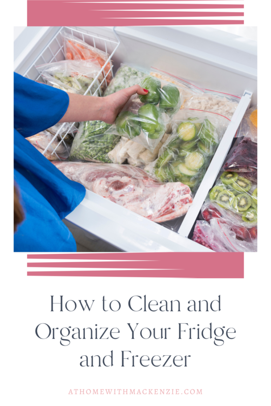 woman putting bell peppers in freezer - How to Clean and Organize your Fridge and Freezer