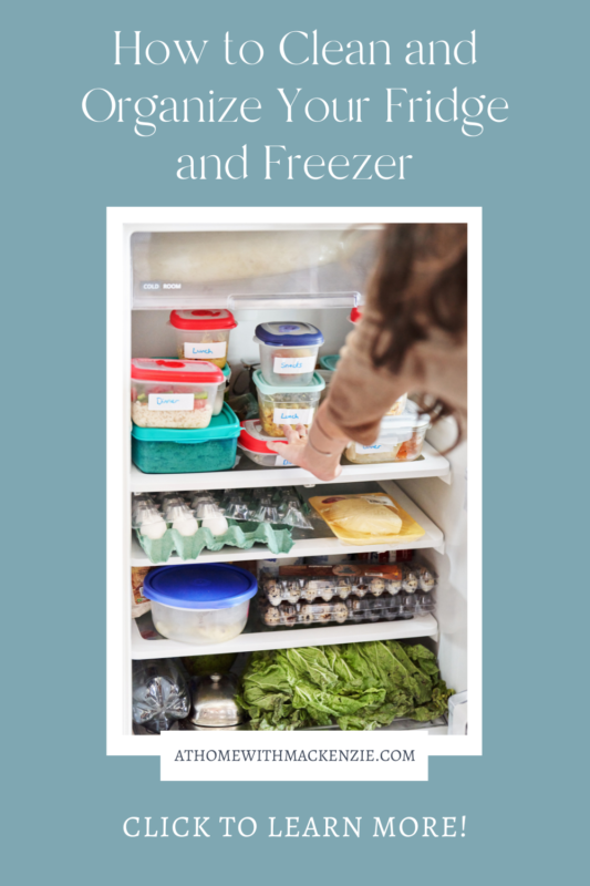 woman putting containers in fridge - How to Clean and Organize your Fridge and Freezer